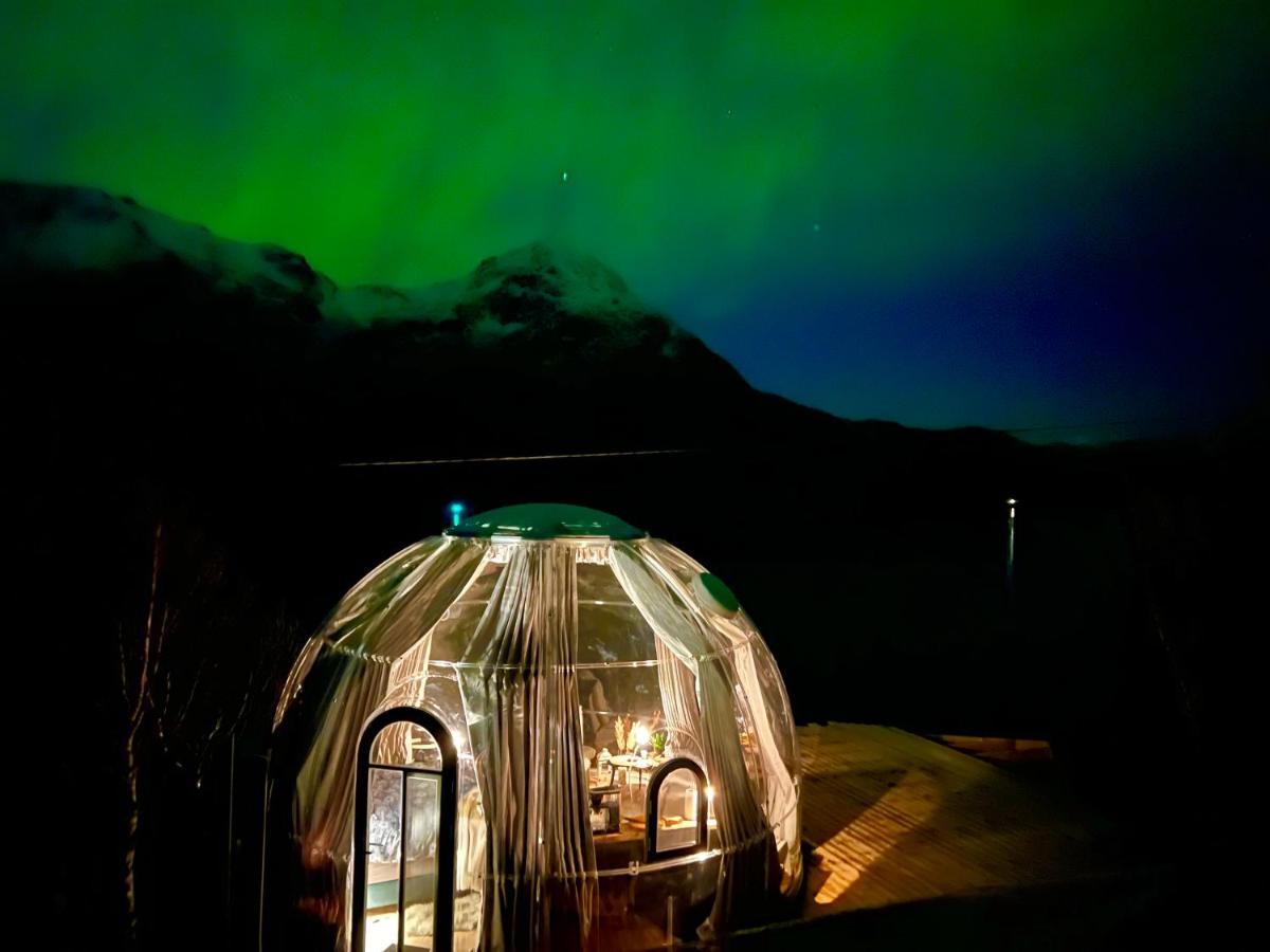 Lofoten Glampingdome Myrland Exterior foto