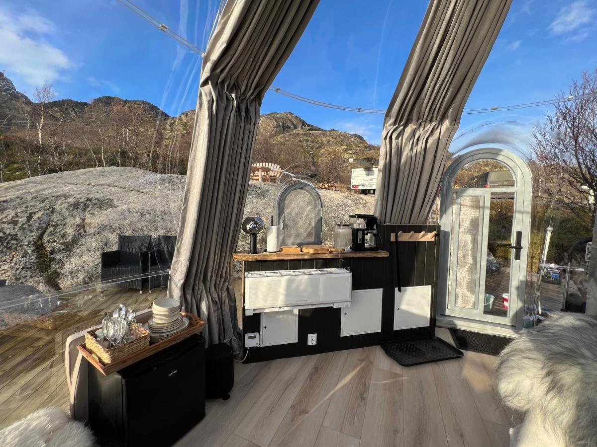 Lofoten Glampingdome Myrland Exterior foto
