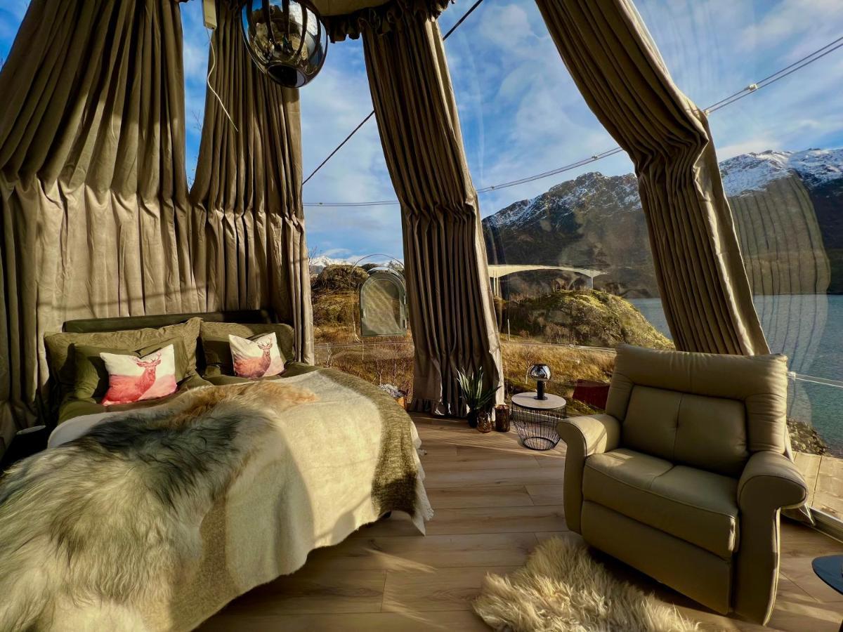 Lofoten Glampingdome Myrland Exterior foto