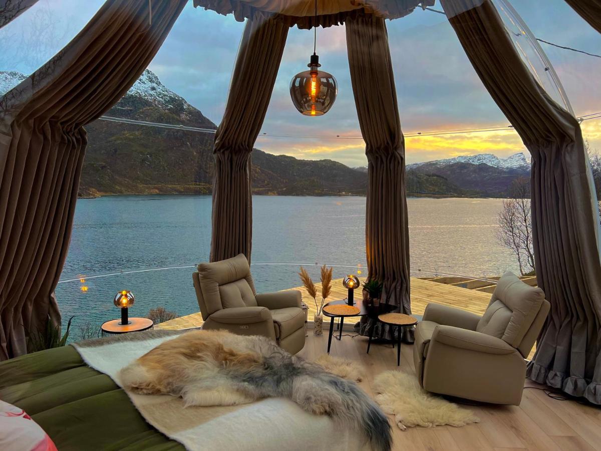 Lofoten Glampingdome Myrland Exterior foto