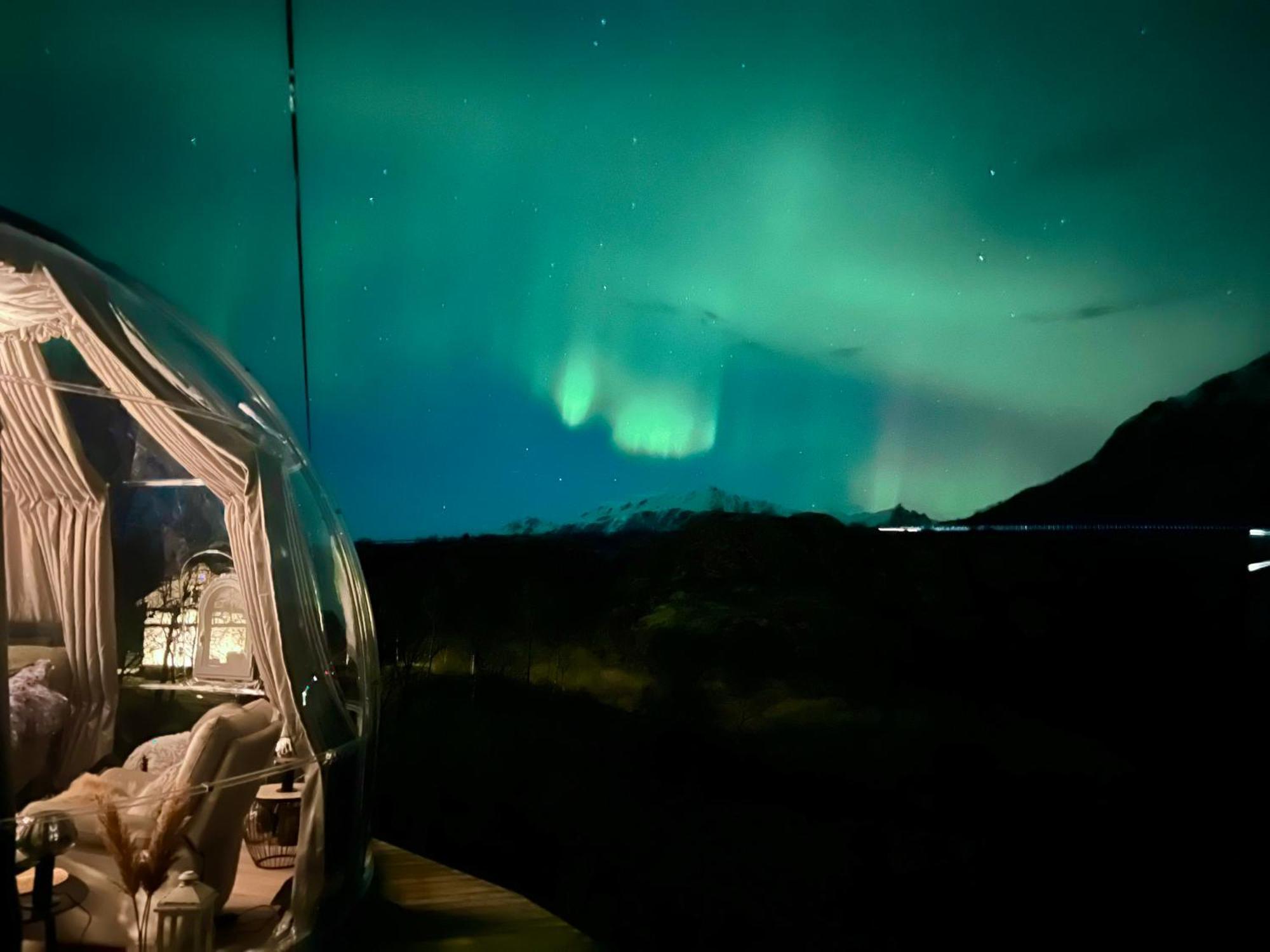 Lofoten Glampingdome Myrland Exterior foto