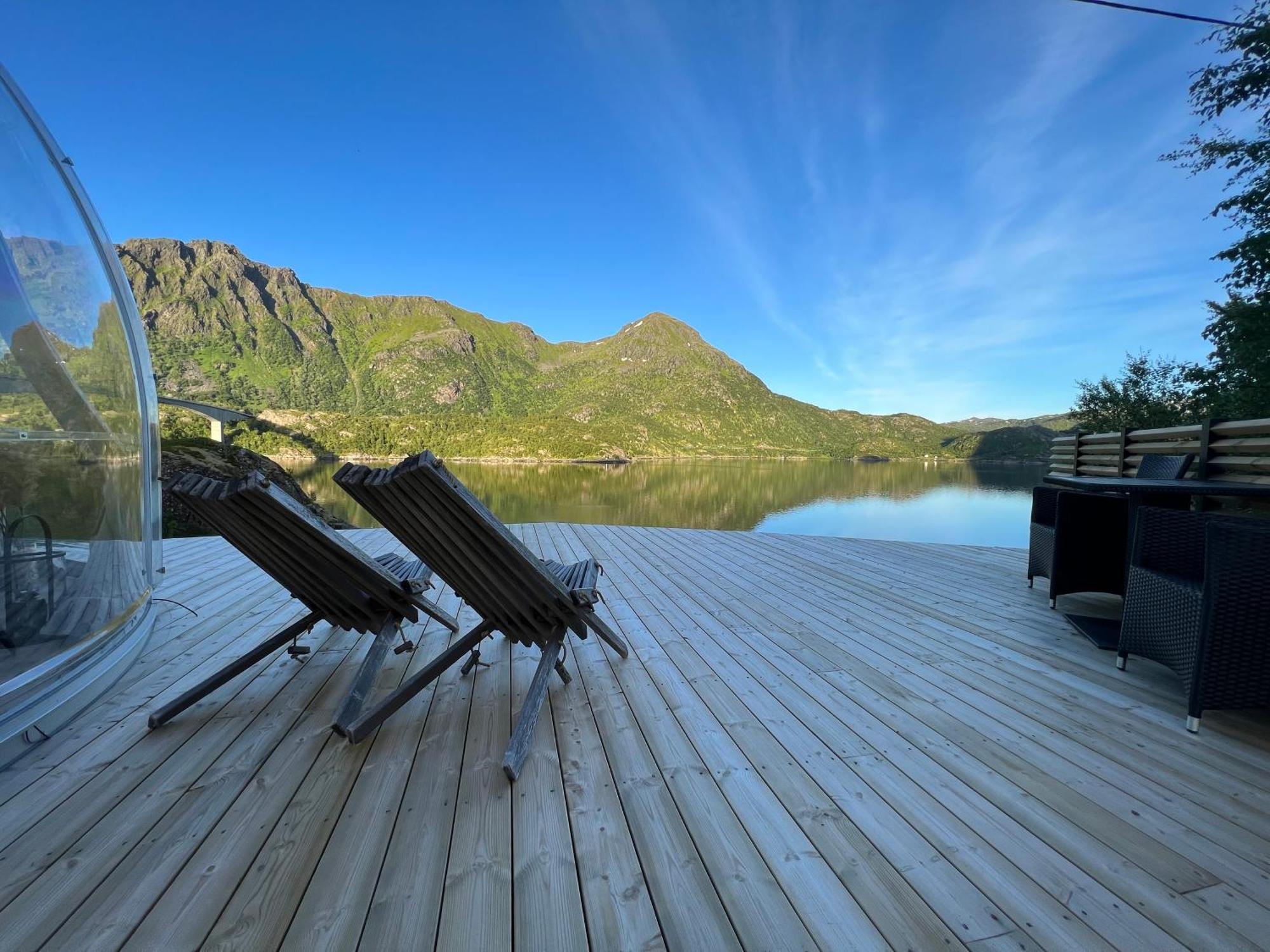 Lofoten Glampingdome Myrland Exterior foto